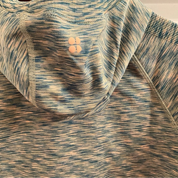 Sweaty Betty Spacedye Hooded Baselayer Top - NWT - Size Medium - Terrain Green - Picture 11 of 12